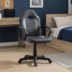 HTI-Living Höhenverstellbarer Schreibtischstuhl für Kinder in grau von HTI-Line