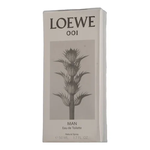 Loewe 001 Man Eau de Toilette für Herren 50 ml - Eau de Toilette für Herren, holzig-aromatischer Duft mit frischen Zitrusnoten, ideal für den modernen Mann, der Eleganz und Stil schätzt.