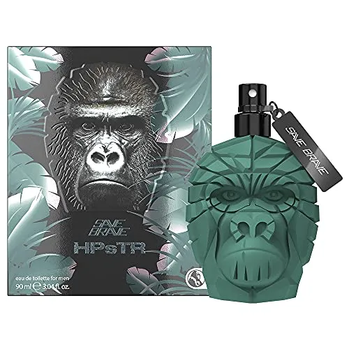 Save Brave HPsTR Eau de Toilette für Herren 90ml - Eau de Toilette für Herren mit orientalisch-holzigem Duft, der Mut und Selbstbewusstsein verkörpert. Mit jedem Kauf unterstützen Sie den Berggorilla & Regenwald Direkthilfe e.V.