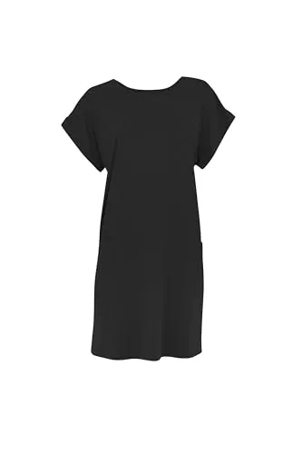 Sunflair Kurzarmkleid Damen - Elegantes Schwarz in Größe XXL - Kleider aus elastischem GREENbay®-Gewebe, chlorresistent und schweißunempfindlich; ideal für Sommer und Freizeit mit praktischen Taschen.