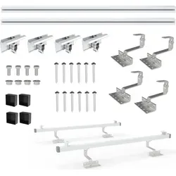 NuaSol Photovoltaik Solarpanel Halterung 1er Montage Set Ziegeldach