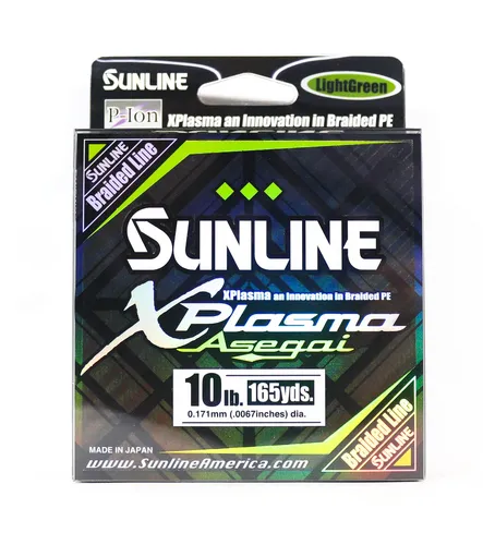 Sunline P.E Linie Asegai Xplasma 165yds P.E 1 10lb Light Green (5004)