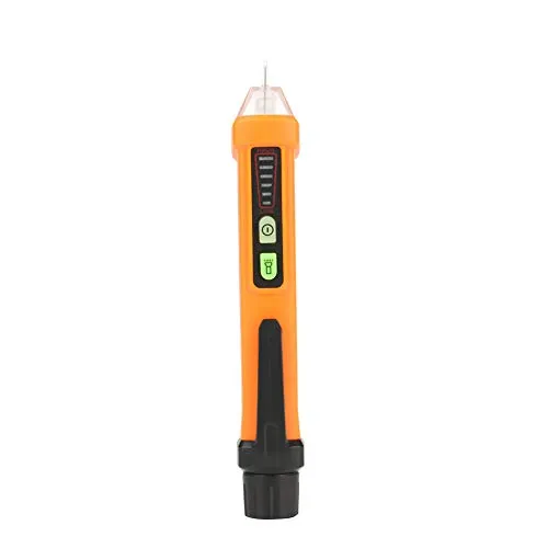 Contactloze Spanningszoeker, Spannungsprüfer, PEAKMETER PM8908C Berührungsloser NCV-Detektor Spannungsprüfstift mit LED-Anzeige AC12-1000V Circuit Tester Tool