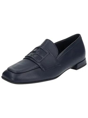 Högl Slipper Leder Slipper blau 39 EU - Halbschuhe aus hochwertigem Leder in Dunkelblau, ideal für den Alltag. Bequem und stylisch mit einem 2 cm Blockabsatz für zusätzlichen Komfort.