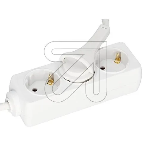 EGB Tischsteckdose 3-fach weiß 1,5m