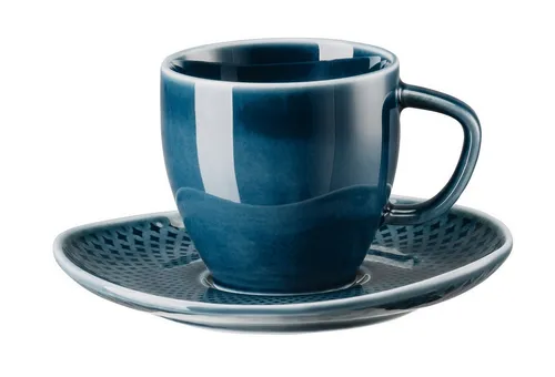Rosenthal Espressotasse Junto Ocean Blue mit Untertasse von Rosenthal