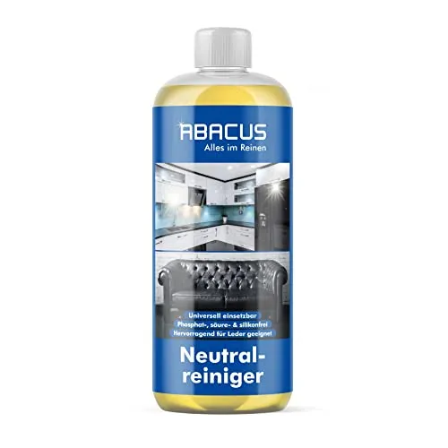 ABACUS® Neutralreiniger, Universalreiniger, Allzweckreiniger, Neutral Reiniger, Bodenreiniger, Fettlöser, Glasreiniger, Intensivreiniger – Neutralreiniger Konzentrat 1000 ml (2125)