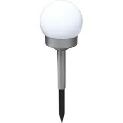 Globo Solarleuchte Kunststoff Silber metallic, 1xLED; 33770-3