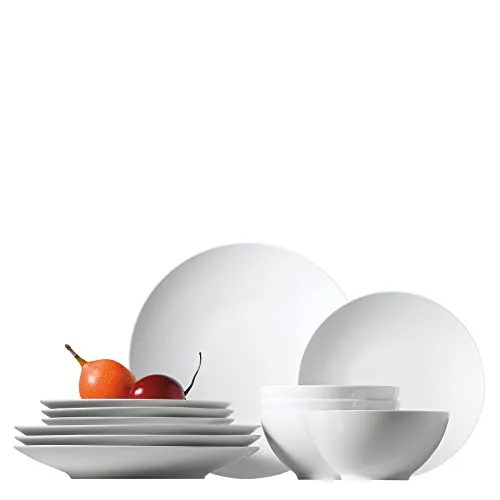 Thomas Loft by Rosenthal Weiss Set 12-teilig/Teller 22, Weiß