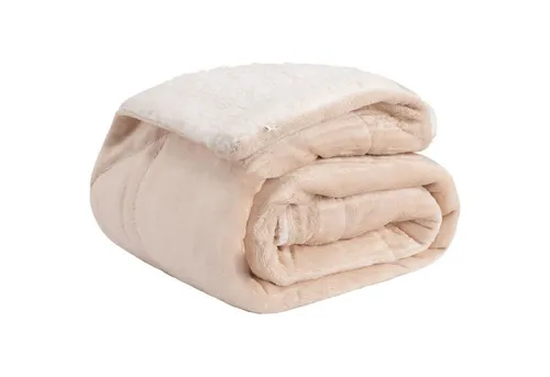 Wohndecke Cloudy Decke Kuscheldecke warm Sherpa Couchdecke mit Ecktasche, Basisstoff
