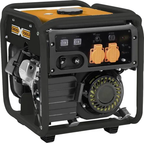 CrossTools CPG 4000 INV Inverter-Stromerzeuger 3.6kW - Stromaggregate, kompakter und leistungsstarker Inverter-Stromerzeuger für empfindliche Geräte, bis zu 8 Stunden Laufzeit bei halber Last.