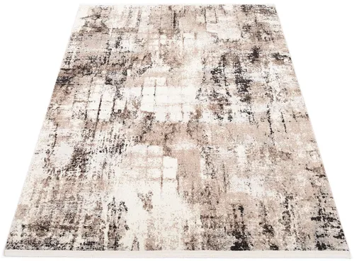 Novel Webteppich Antibes 120x170 cm - Moderne Teppiche, braun-beige, verleiht jedem Raum ein heimeliges Ambiente und bietet durch die hochwertige Materialmischung von Polypropylen und Polyester eine hygienische Beständigkeit.