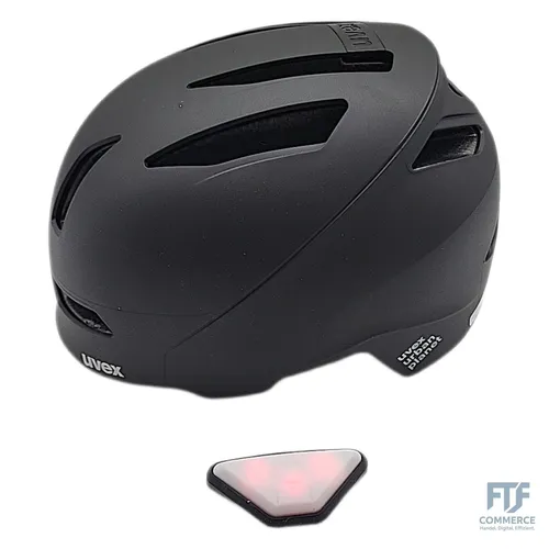 Uvex Urban Planet LED Radhelm 54-58 cm schwarz