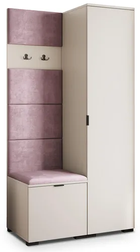 Masseno Garderobe-Set LORI 95/181/51 cm - Modern und Funktional - Die Masseno Garderobe LORI vereint elegantes Design mit praktischer Funktionalität. Optimaler Stauraum für Flur und Eingangsbereich – stilvoll und platzsparend!
