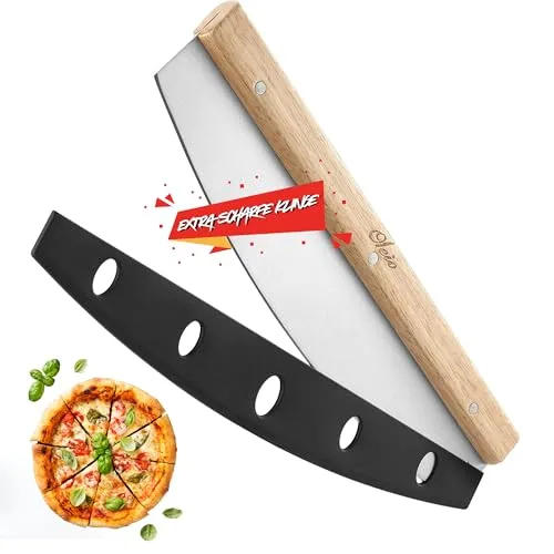 OLEIO Pizzaschneider 35cm Edelstahl