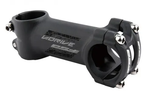 FSA V-Drive Vorbau ±6° 31,8 x 120 mm Schwarz - Der FSA V-Drive Vorbau überzeugt durch 3D-geschmiedetes Aluminium und präzise CNC-Verarbeitung. Ideal für sportliche Fahrer, die ihre Sitzposition individuell anpassen möchten. Perfekt für Mountainbikes und Rennräder.