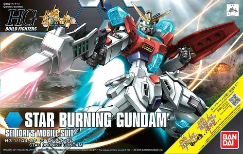 Hgbf Gundam Star Burning 1/144 Bandai Hobby
