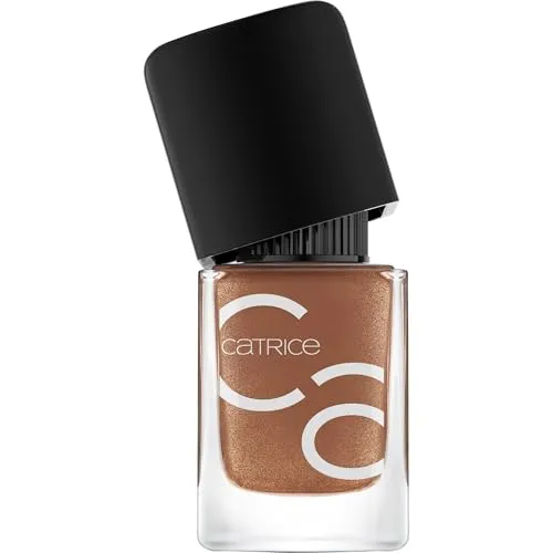 Catrice ICONAILS Gel Lacquer 172 Go Wild Go Bold, Gel Nagellack in Gold-Braun, langanhaltend, vegan, 10,5 ml