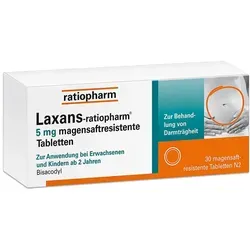 Laxans-ratiopharm 5 Mg Magensaftresistente Tabletten