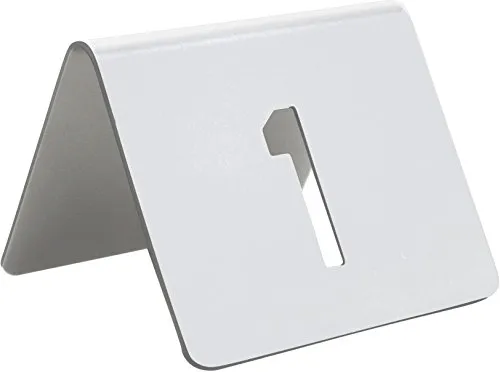 Tischnummernschilder 1-12 Edelstahl