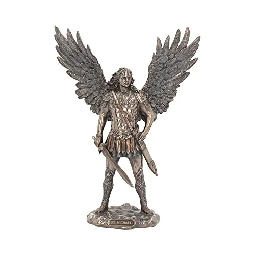 Nemesis Now Sankt Michael Figur 27,5 cm, Bronze, Harz, Einheitsgröße