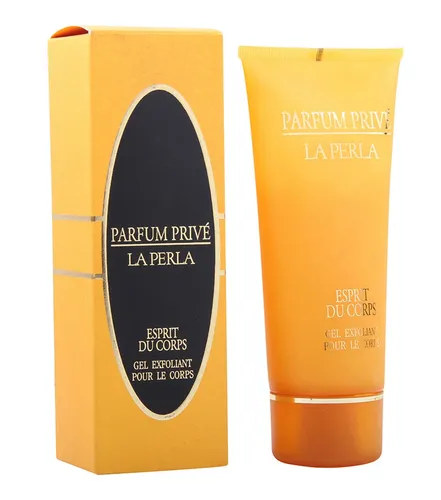 La Perla Parfum Prive Gel Exfolliant 200 ml - Sanftes Duschgel mit Peeling-Effekt, ideal für eine erfrischende Reinigung. Verleihen Sie Ihrer Haut einen strahlenden Glanz und genießen Sie den luxuriösen Duft.