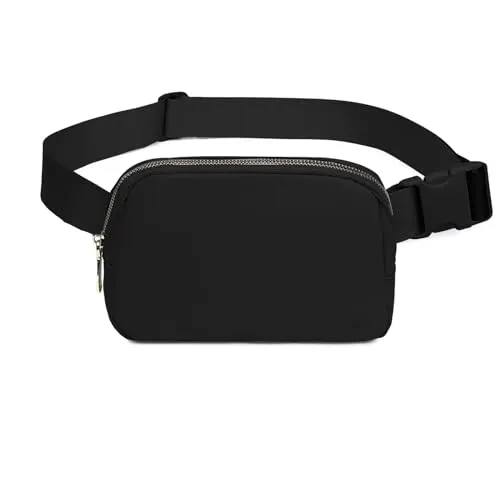 MISS LULU Bauchtasche Gürteltasche Hüfttasche Umhängetasche Damen Handytasche Sport wasserdichte mit Laufgürtel & Reißverschluss Leicht geeignet für Laufen Reisen Outdoor