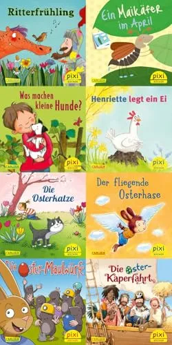 Produktbild Pixi-8er-Set 308: Pixi liebt den Frühling (8x1 Exemplar): Kleine Bilderbücher für Kinder ab 3 Jahren mit Frühlingsgeschichten zum Vorlesen (308)
