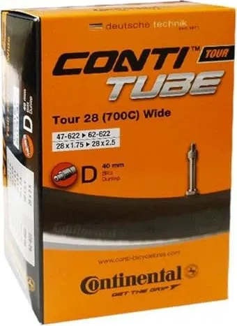 Continental Schlauch Tour 28 Wide 28 x 1,75-2,5 DV 40 mm