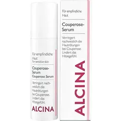 Alcina S Couperose Serum 30 ml - Effektives Gesichtsserum gegen Rötungen - Alcina Gesichtsserum zur Linderung von Couperose, reduziert Rötungen und schützt empfindliche Hautpartien wie Nase und Wangen.