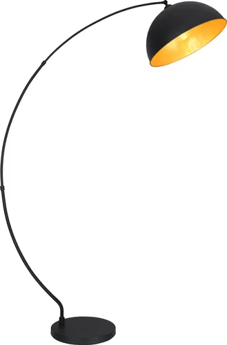 Globo 58486 Stehleuchte schwarz matt mit Blattgold Design von Globo Lighting