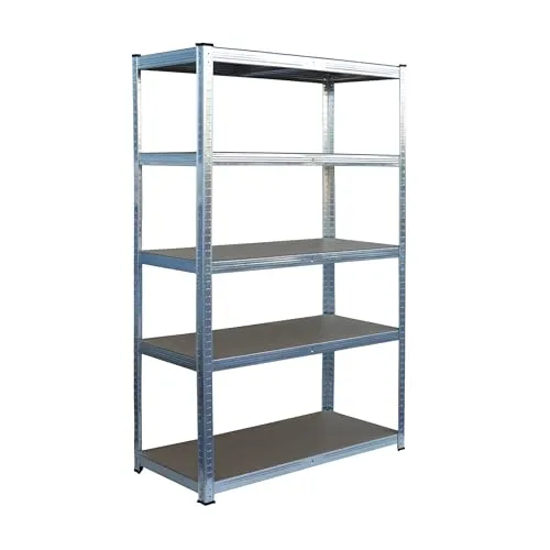 relaxdays Schwerlastregal 5 Ebenen, bis 875 kg, 40 x 100 x 200 cm