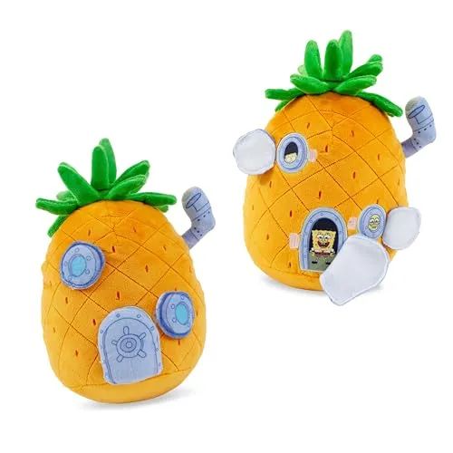 Nickelodeon Spongebob Schwammkopf Ananas Haus 25,4 cm Sammler Plüschtier, großes weiches Stofftier
