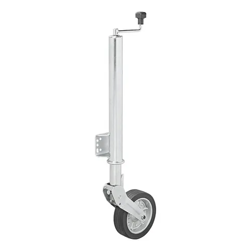 Klappbares Stützrad 570/60 mm mit Vollgummi-Reifen – 300 kg Tragkraft - Ideal für Anhänger und Wohnwagen, bietet dieses klappbare Stützrad mit Vollgummi-Reifen und Stahlfelge eine zuverlässige Unterstützung für bis zu 300 kg. Robuste Bauweise für den täglichen Einsatz.