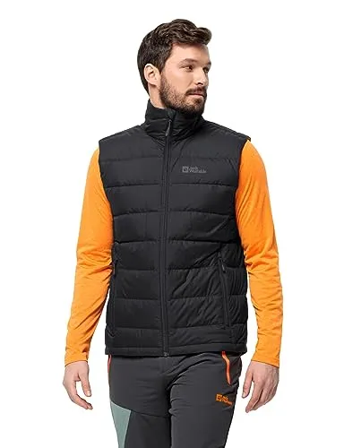 Jack Wolfskin Herren Ather Down Weste in schwarz von Jack Wolfskin