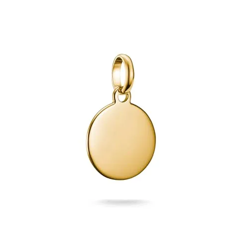 THOMAS SABO Charm Anhänger Coin Platte in gold von THOMAS SABO