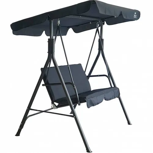 BIXENTE Hollywoodschaukel 2-Sitzer Garten, anthrazit in grau von BIXENTE