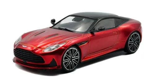 Solido 421438224 - 1:43 Aston Martin DB12 2023 rot - Detailgetreues Fertigmodell im Maßstab 1:43, aus hochwertigem Metall und Kunststoff, ideal für Sammler und Auto-Enthusiasten.