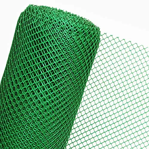 HaGa® Kunststoffzaun Gartenzaun Geflügelzaun 0,6m Höhe Masche 20mm (Meterware)