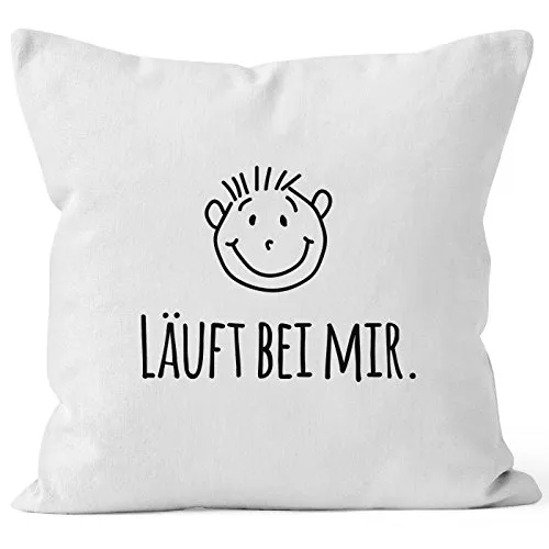 MoonWorks Kissen-Bezug, Kissen-Hülle, Deko-Kissen, 40x40, Baumwolle, weiß Unisize