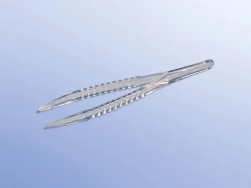 Einmal-Pinzetten Steril 14cm Polysterol Glasklar 100er Pack Medizinbedarf