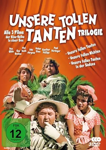 Vorbestellung: Unsere tollen Tanten - Trilogie - DVD - Deutsche Originalware, FSK ab 12, ideal für Filmfans und Liebhaber klassischer Komödien, Veröffentlichungsdatum: 22.05.2025