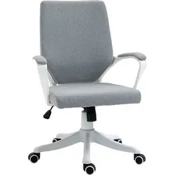 Vinsetto Bürostuhl – Ergonomischer Schreibtischstuhl mit Wippenfunktion - Bürostuhl mit dick gepolstertem Sitz und höhenverstellbarer Rückenlehne für optimalen Komfort im Home Office. Ideal für lange Arbeitstage.