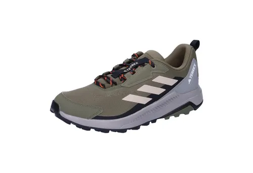 adidas TERREX ANYLANDER WANDERSCHUH - Hikingschuh in Beige/Grün - Wanderschuhe, ideal für anspruchsvolle Trails, mit atmungsaktivem Obermaterial und rutschfester Sohle für optimalen Halt.
