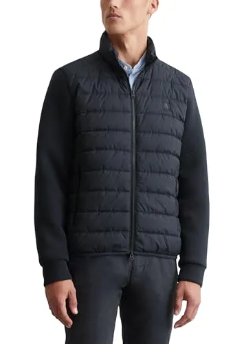 Marc O'Polo Herren Steppjacke mit Stoffärmeln - Wasserabweisend, Blau (Dark Navy), XXL - Funktionsjacken: Leichte Steppjacke mit praktischen Stoffärmeln und wasserabweisender Oberfläche, ideal für jeden Tag und stilvolle Outfits.