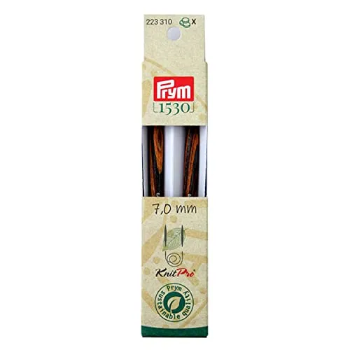 Prym 223310 Rundstricknadelspitzen NATURAL lang 11,6 cm 7,00 mm