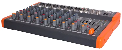 Studio-Mischpult 8-Kanal IBIZA MX801 MX-801 MIXER PROFI professionell Restposten