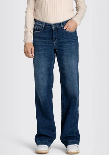 MAC Weite Jeans Dream Wide mit Shaping-Effekt, blau 44 - Hochwertige Jeans für Damen in Größe 44 mit formendem Shaping-Effekt. Ideal für einen lässigen Look und optimalen Tragekomfort.