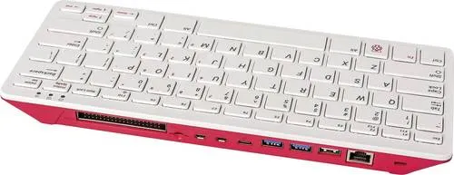 Raspberry Pi 400 UK - Kompakter Computer in Tastaturform - Mainboards mit Quad-Core 64-Bit-Prozessor, WLAN und 4K-Videowiedergabe, ideal für Websurfen, Dokumente bearbeiten und Programmieren.