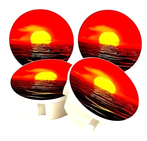 STECKEL Wanddekoobjekt 4 Stück DEKO-STECKEL®